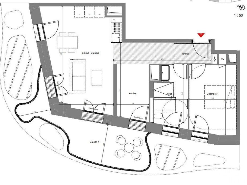 Vente Appartement 2 pièces