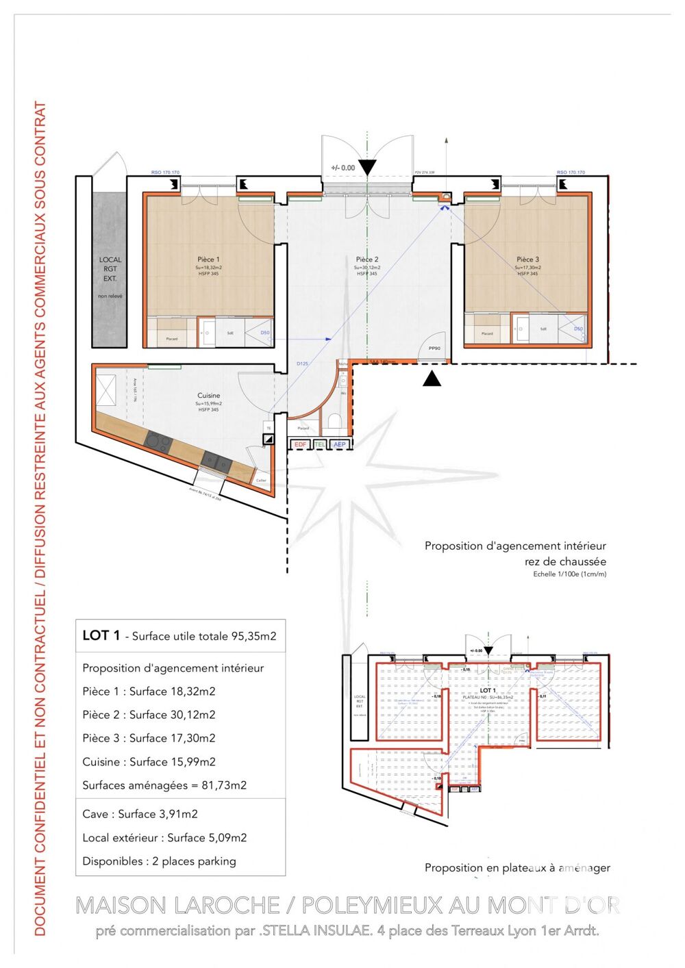 Vente Appartement 3 pièces