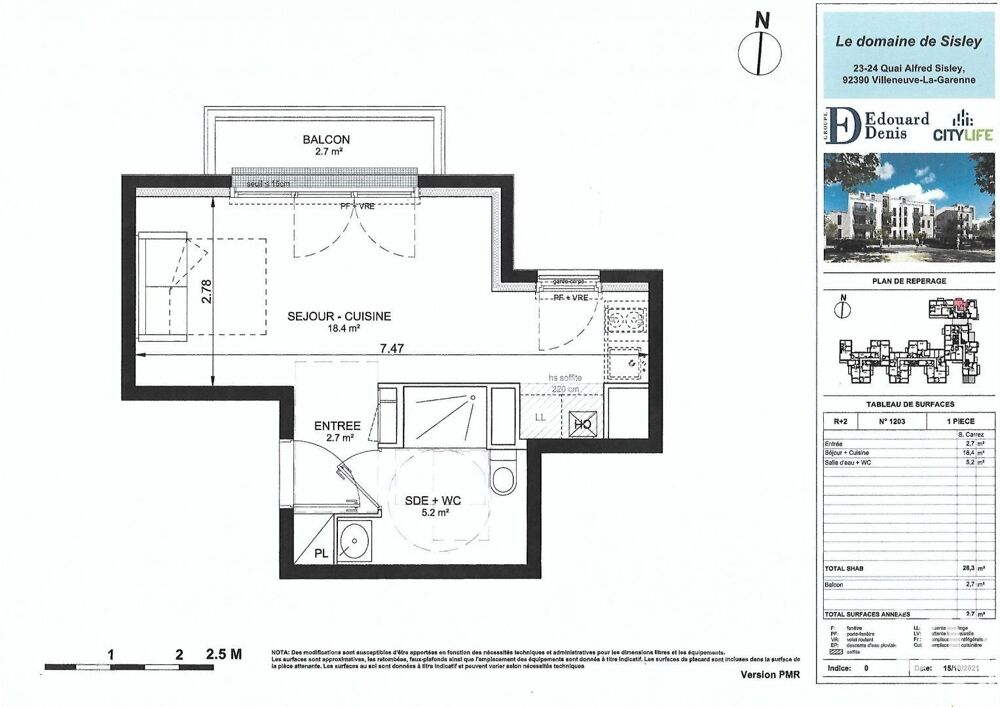 Vente Appartement 1 pièce