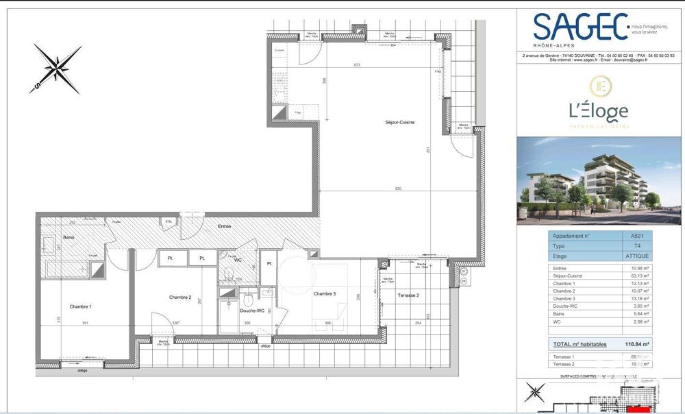 Vente Appartement 4 pièces