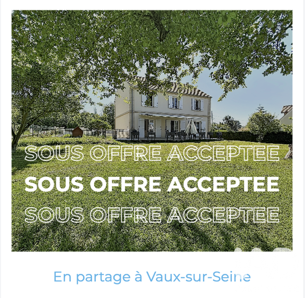 Vente Maison Vente Maison/villa 7 pièces Vaux-sur-seine