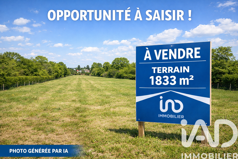 Vente Terrain Vente Terrain 1 833 m&sup2; Bouillancourt-la-bataille