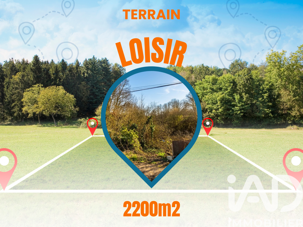 Vente Terrain Vente Terrain 2 200 m&sup2; Chaumes-en-brie