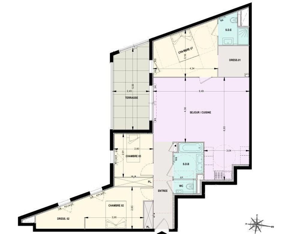 Vente Appartement Vente Appartement 4 pièces Le cannet