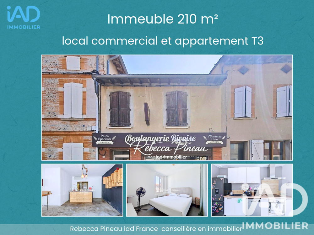 Vente Immeuble Vente Immeuble 210 m&sup2; Rieux-volvestre