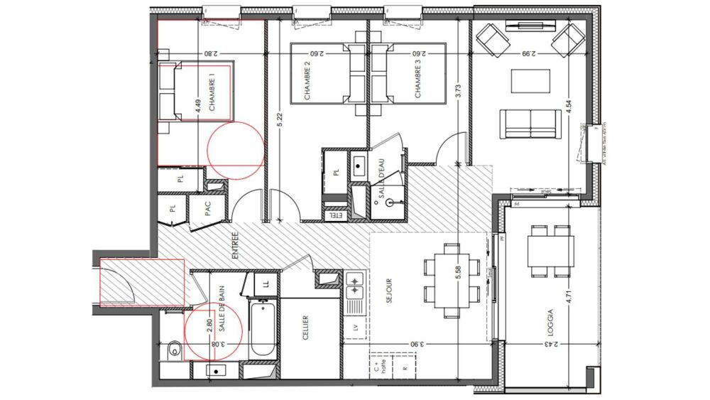 Vente Appartement 4 pièces