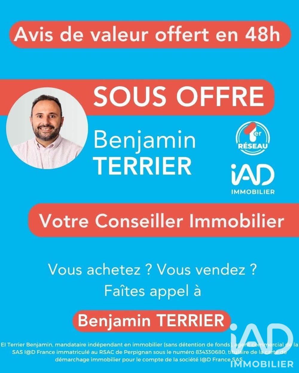 Vente Appartement 2 pièces