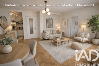  Appartement à vendre 2 pièces 46 m²