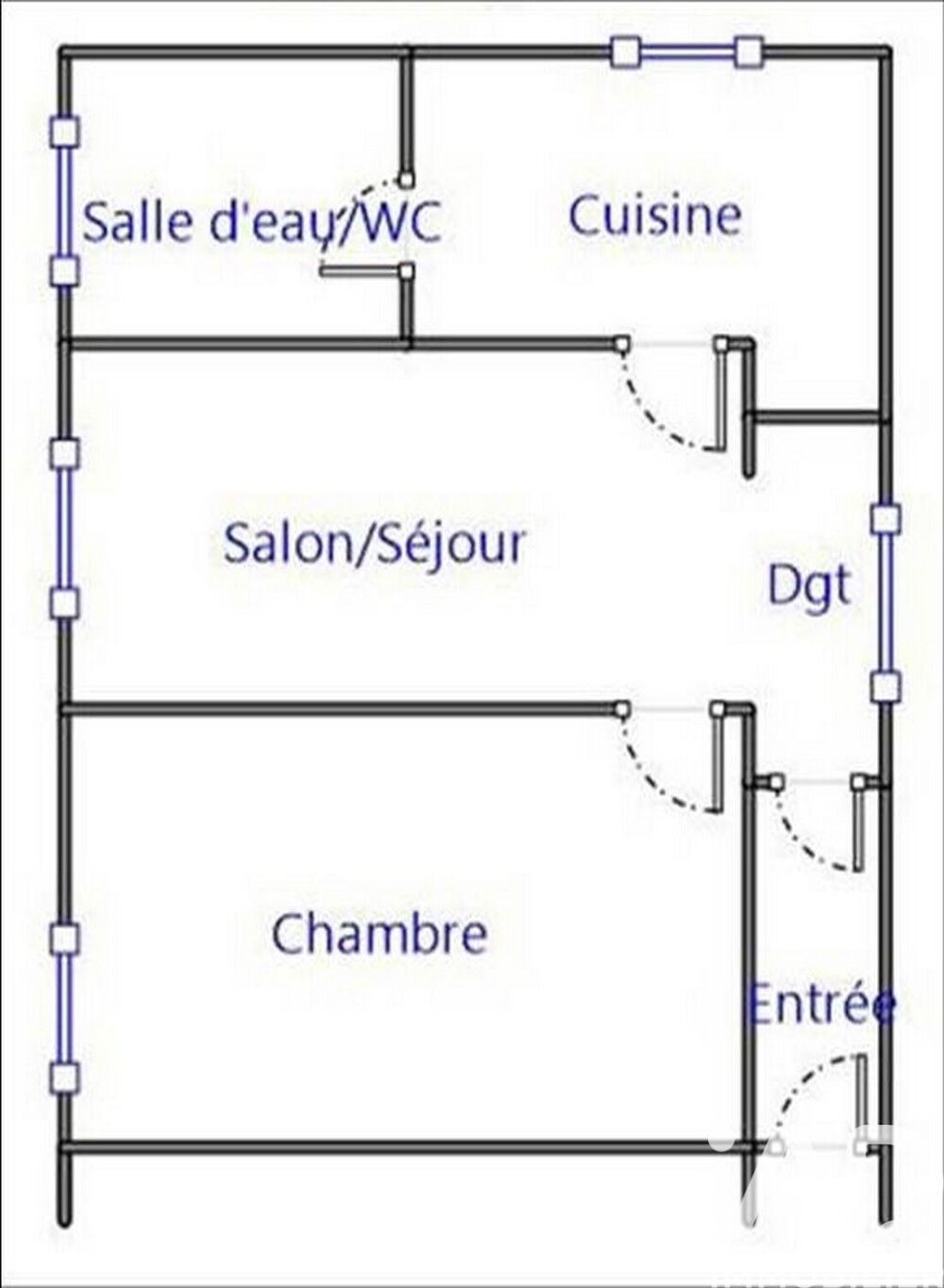 Vente Appartement 2 pièces