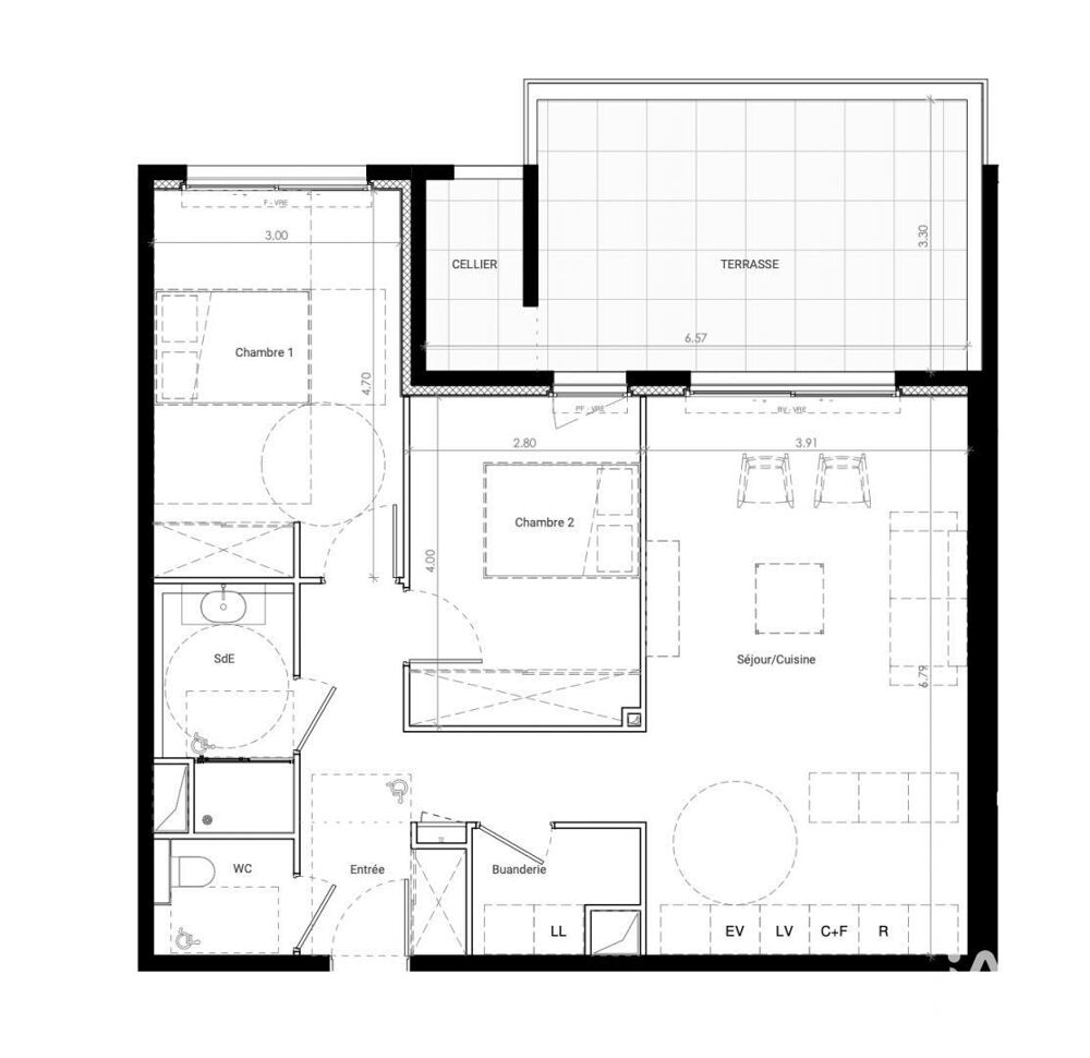 Vente Appartement 3 pièces