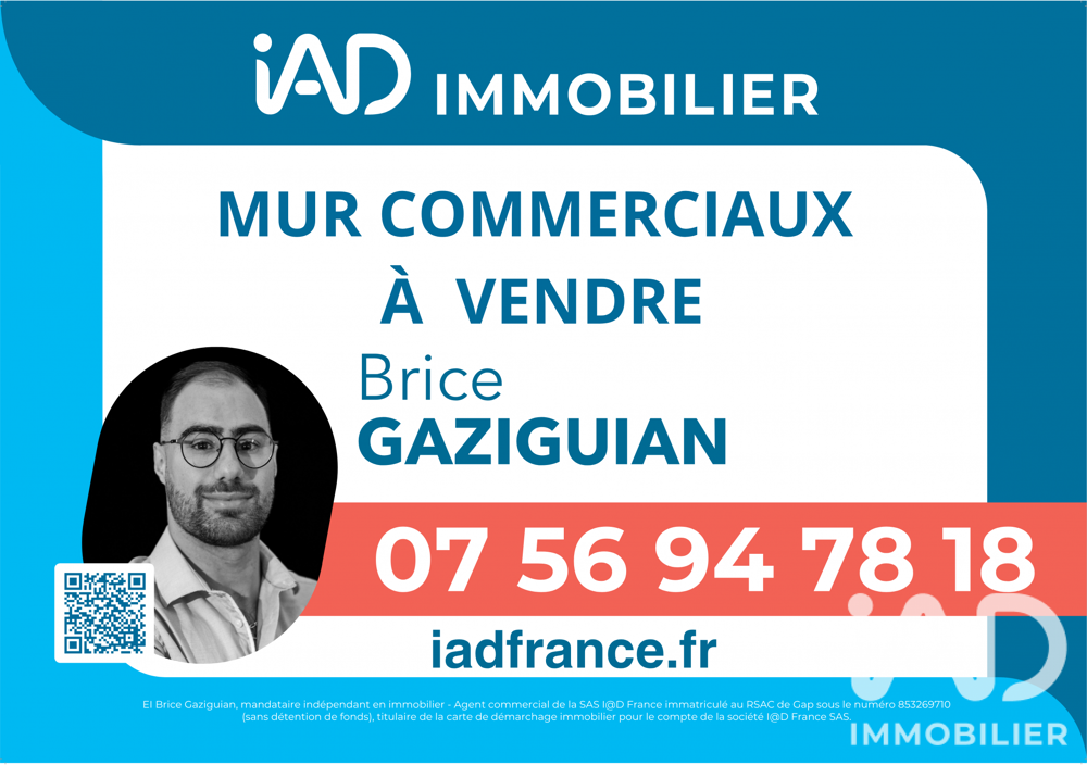   Vente Boutique/Local commercial 260 m&sup2; 