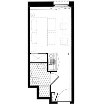  Appartement à vendre 1 pièce 18 m²