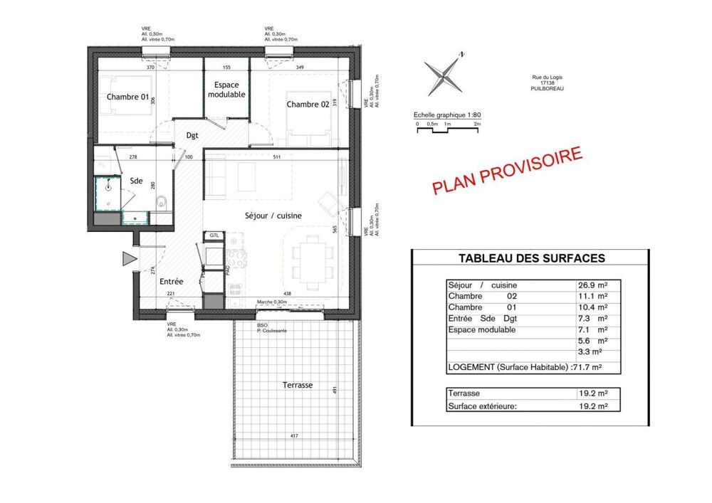 Vente Appartement 3 pièces