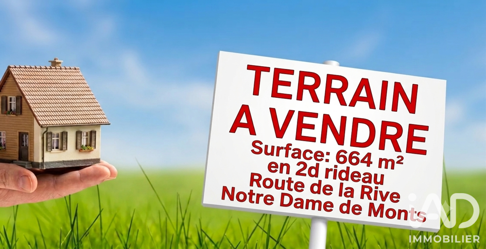 Vente Terrain Vente Terrain 664 m&sup2; Notre-dame-de-monts