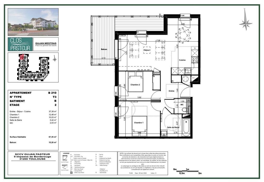Vente Appartement 3 pièces
