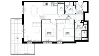  Appartement à vendre 3 pièces 75 m²