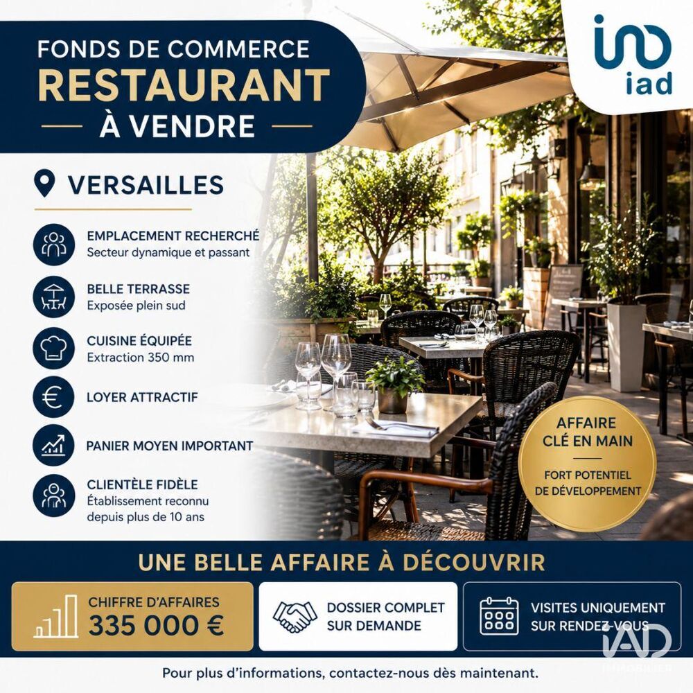   Vente Restaurant 45 m&sup2; 