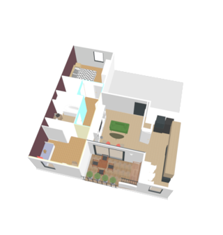  Appartement � vendre 3 pi�ces 64 m�