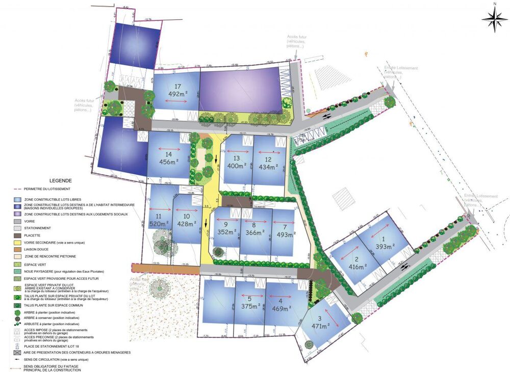 Vente Terrain Vente Terrain 492 m&sup2; Belz