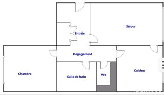  Appartement à vendre 2 pièces 53 m²