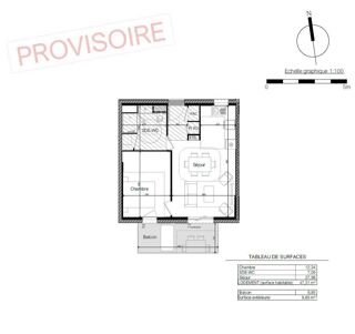  Appartement à vendre 2 pièces 47 m²