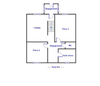  Maison à vendre 3 pièces 58 m²