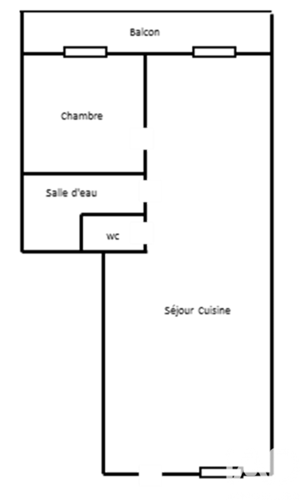 Vente Appartement 2 pièces