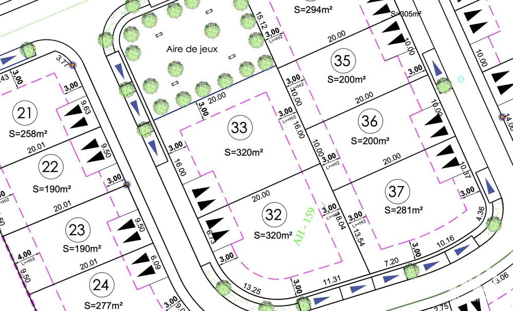 Vente Terrain Vente Terrain 320 m&sup2; Villemolaque