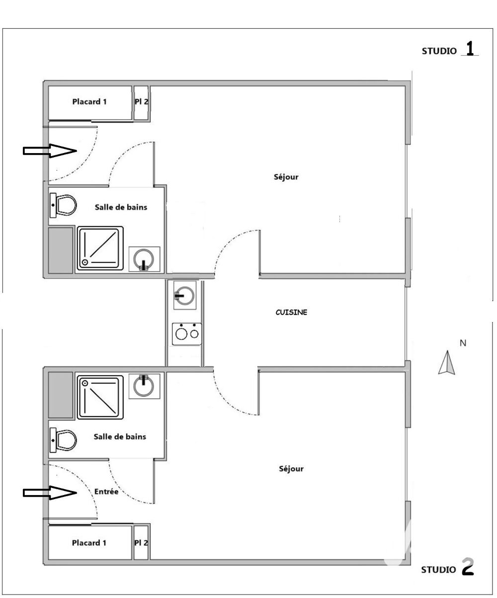 Vente Appartement Vente Studio 3 pièces Rouen