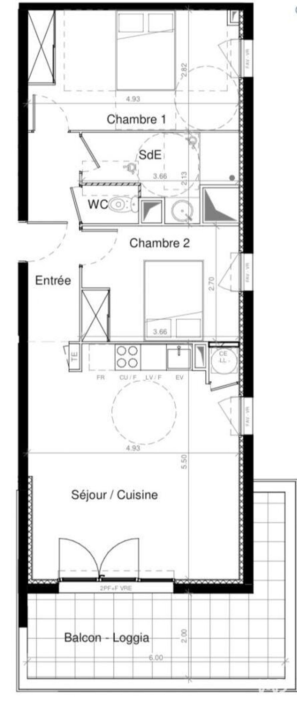 Vente Appartement 3 pièces