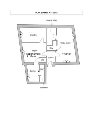  Appartement � vendre 3 pi�ces 47 m�