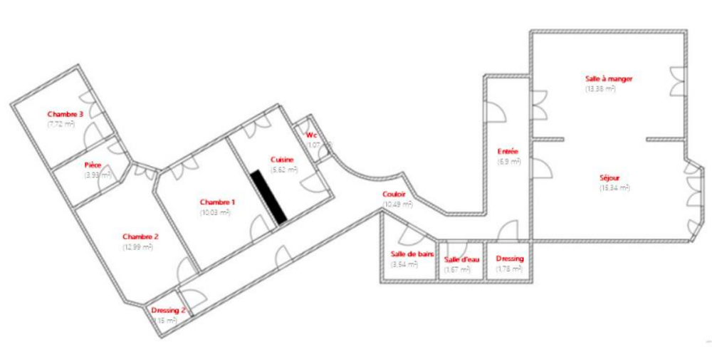 à vendre  Appartement Paris 15