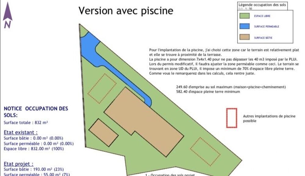 Vente Terrain Vente Terrain à bâtir 832 m&sup2; Magalas