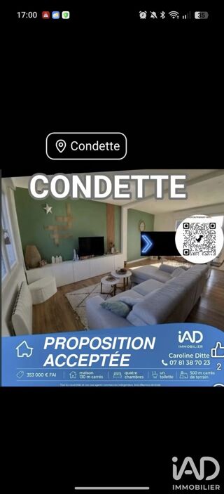  Maison à vendre 4 pièces 130 m²