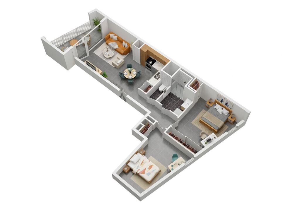 Vente Appartement 3 pièces