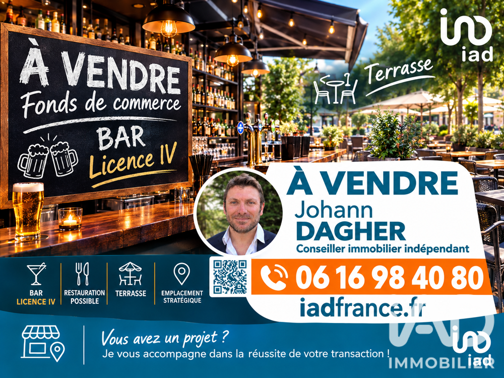   Vente Bar, Brasserie, Tabac 40 m&sup2; 