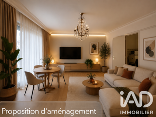  Appartement à vendre 2 pièces 46 m²