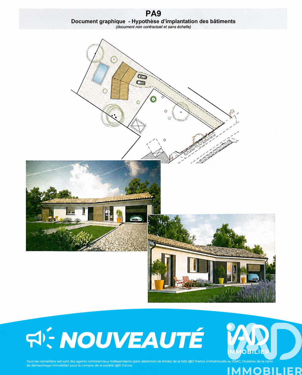 Vente Terrain Vente Terrain à bâtir 920 m&sup2; Saint-vivien-de-médoc