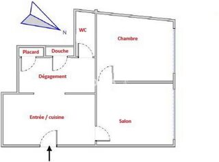  Appartement à louer 2 pièces 40 m²