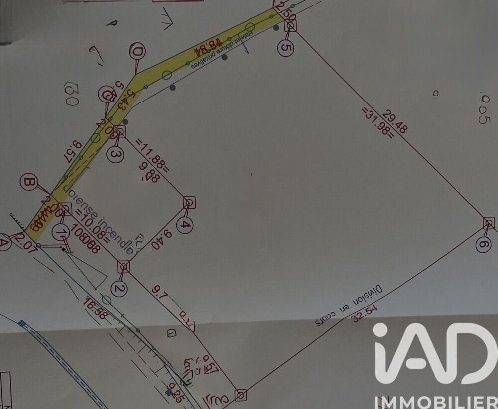 Vente Terrain Vente Terrain 897 m&sup2; Pont-l'Évêque