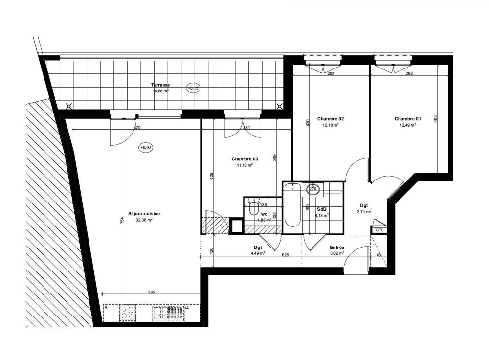Vente Appartement 4 pièces