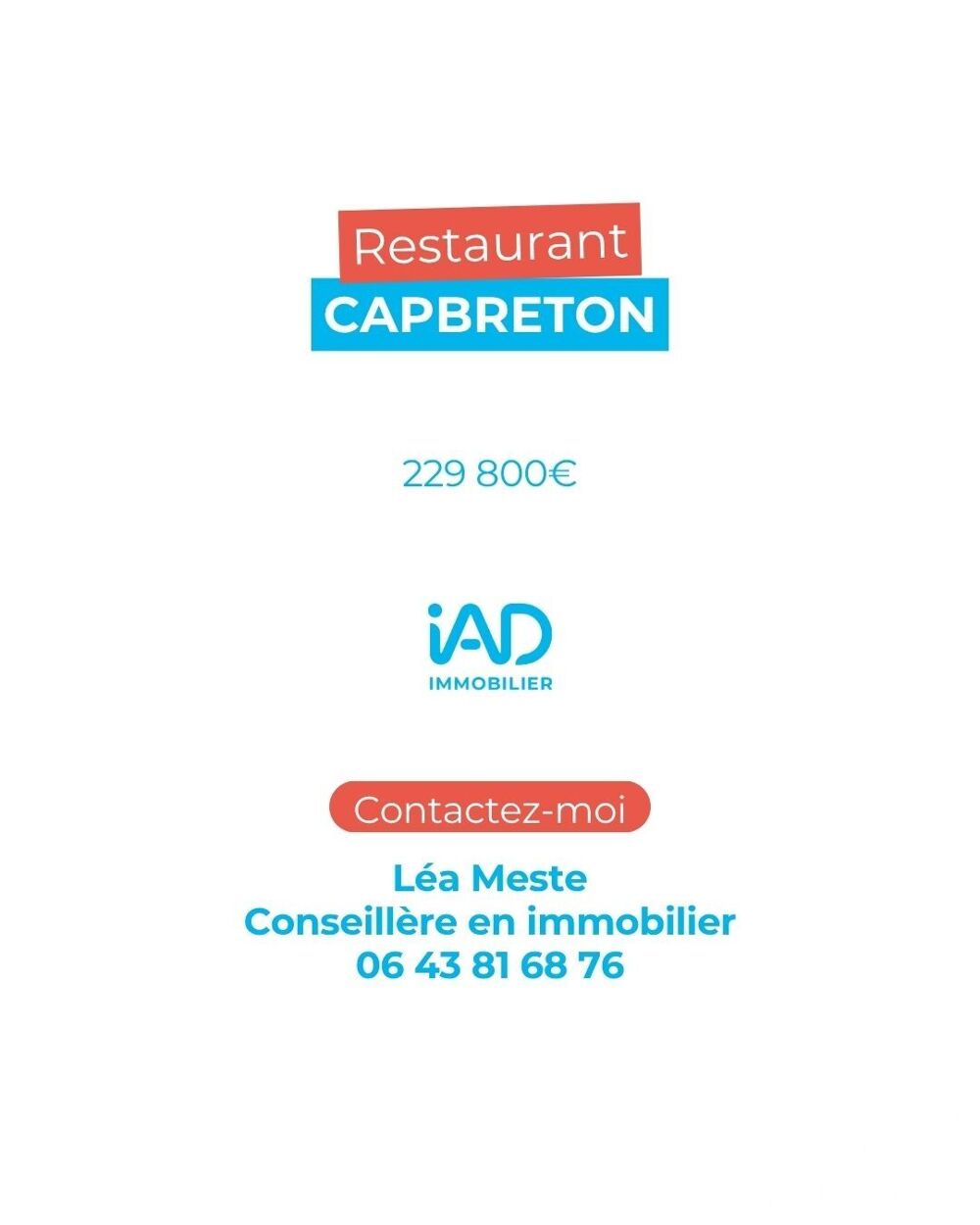   Vente Restaurant 100 m&sup2; 