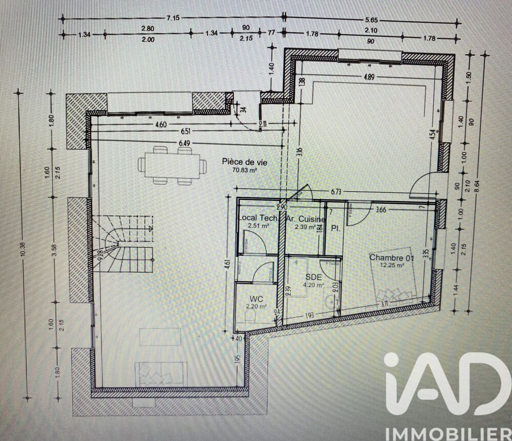 Vente Maison d'architecte 5 pièces