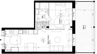  Appartement à vendre 2 pièces 45 m²