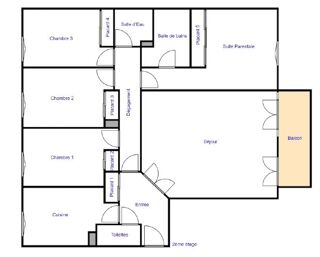  Appartement � vendre 5 pi�ces 110 m�