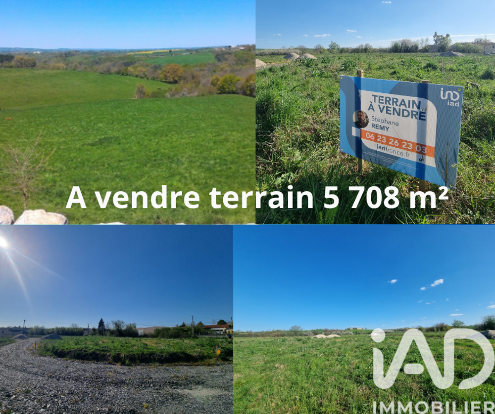 Vente Terrain Vente Terrain à bâtir 5 708 m&sup2; Villefranche-d'albigeois