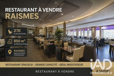 Vente Restaurant 850 m&sup2; 299000 59590 Raismes
