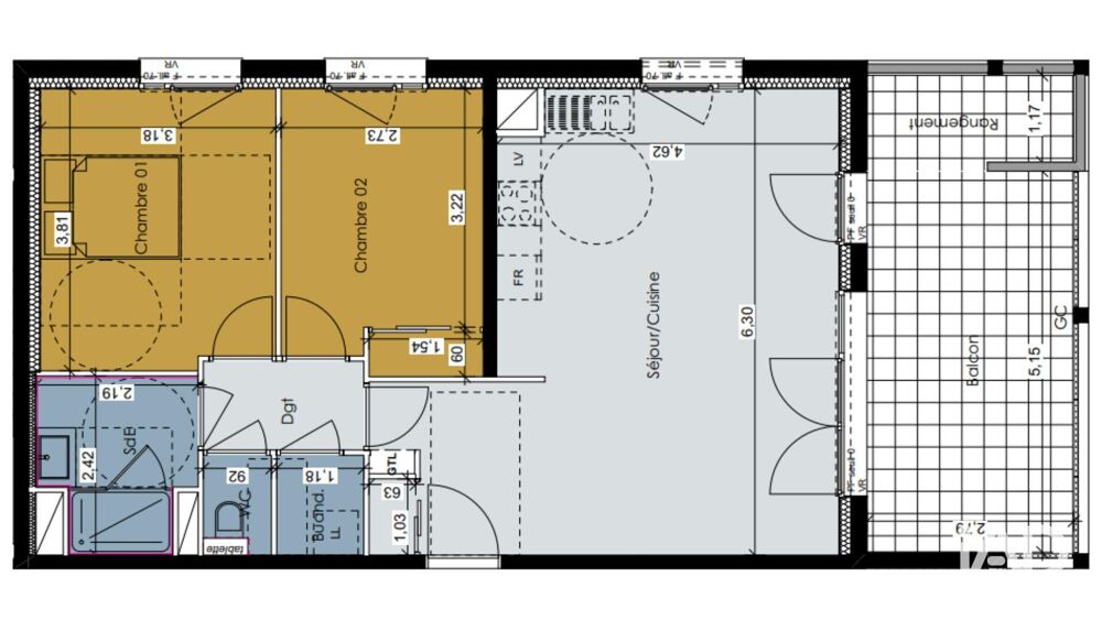 Vente Appartement Vente Appartement 3 pièces Échirolles