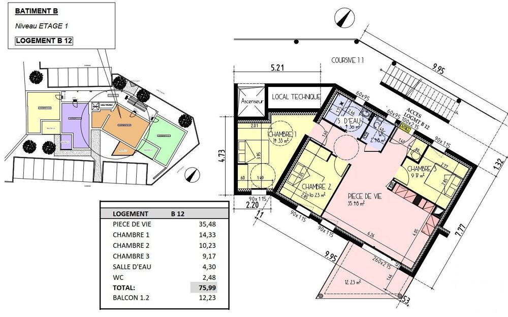 Vente Appartement 4 pièces