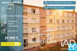  Appartement à vendre 4 pièces 70 m²